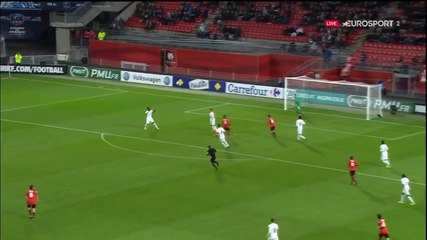 But de Lucas face à Rennes en coupe de France