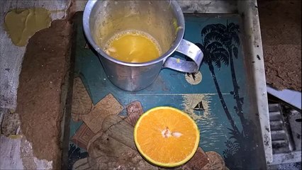 Laranja fervida para gripes/resfriados.