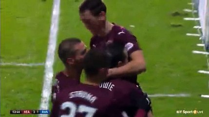 Don Cowie GOAL HD - Hearts	3-1	Rangers 01.02.2017