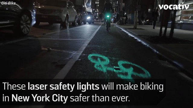 Laser Projections Aims To Making Biking Safer In NYC
