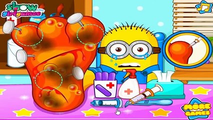Minion Foot Doctor and Peppa Pig - Cartoon Top Doctor Games for kids