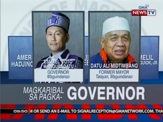 SONA: Gov. Toto Mangudadatu at Datu Ali Midtimbang, magkaribal sa pagka-gobernador