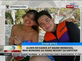 BT: Alden Richards at Maine Mendoza, nag-bonding sa isang resort sa Dapitan