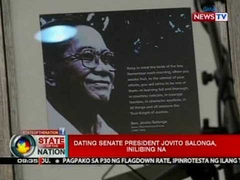 SONA: Dating Senate President Jovito Salonga, inilibing na