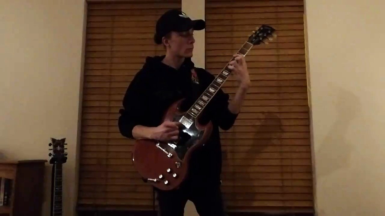 Stairway to Heaven by Led Zeppelin, guitar cover with backing track