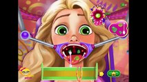 ᴴᴰ ♥♥♥ замороженные игры принцессы Диснея Рапунцель в горле врач детские видео игры для детей