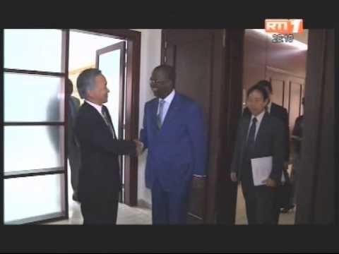 Audience du premier ministre accordée au directeur général des affaires africaines au département des affaires étrangères au Japon