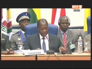 Le président Ouattara participe à la session extraordinaire des chefs d'Etat de la CEDEAO