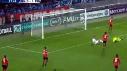 Rennes vs Paris Saint Germain (PSG) 0-4 All Goals  16 eme Coupe de France 1-2-17