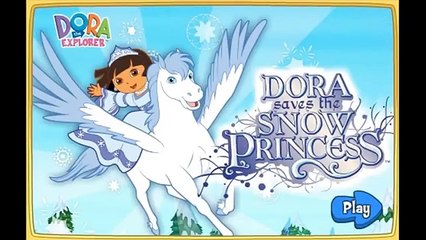 Cartoon game. Dora The explorer - Dora saves the Snow Princess. Full Episodes in English new