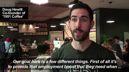 California coffee shop employs refugees