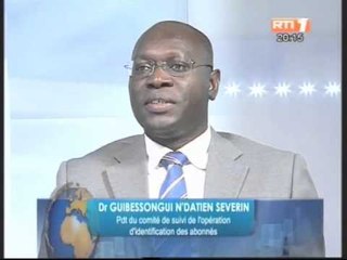 Le président du comité de suivi de l'opération d'identification des abonnés est l'invité du JT