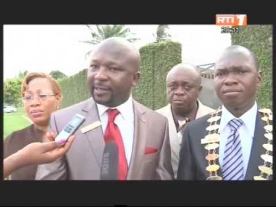 Le président du PDCI a reçu la visite du nouveau président de la Jeune Chambre Internationale