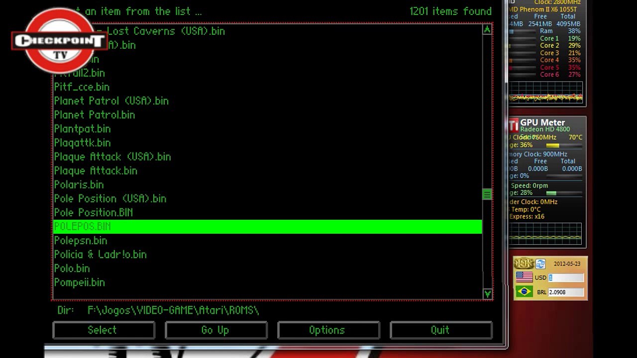 A era de ouro do Video Game - ATARI 2600 - Pole position