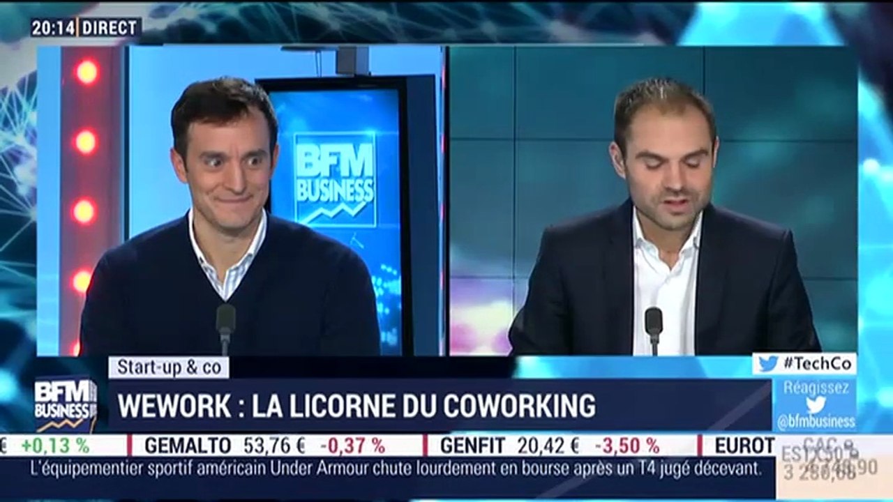 Séverin Naudet, directeur général de WeWork sur BFM Business
