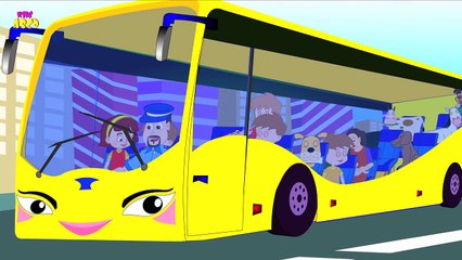 Wheels On The Bus Go Round And Round New | Nursery Rhymes & Songs For Children