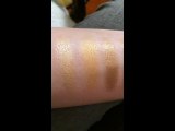 Swatch Bys Maquillage Gold and Browns Palette