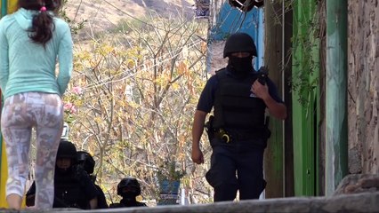 Operativo en callejones