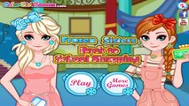 Disney Princess Elsa and Anna Frozen Sisters Back to School Shopping Dress Up compilation Games