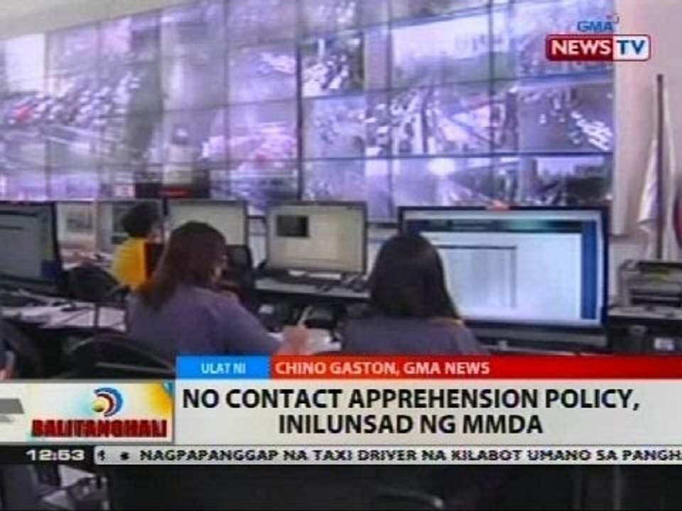BT: No contact apprehension policy, inilunsad ng MMDA