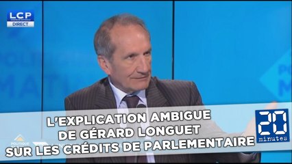 L'explication ambigue de Gérard Longuet sur les crédits de parlementaire