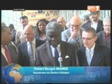 Cooperation le gouverneur Mambe presente les potentialité du disctrict d'Abidjan a des investisseurs belges