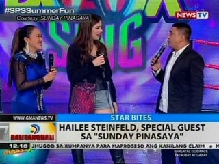 BT: Hailee Steinfeld, special guest sa 'Sunday Pinasaya'