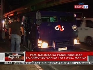 QRT: P6M, nalimas sa panghoholdap sa armored van sa Taft Ave., Manila