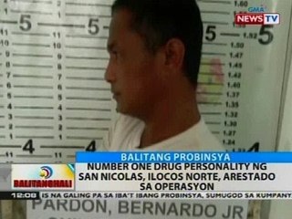 Number one drug personality ng San Nicolas, Ilocos Norte, arestado sa operasyon