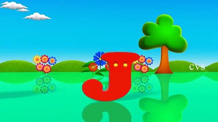 Learn English Alphabet for kids ABCD Song 3D Animation rhyme Fun