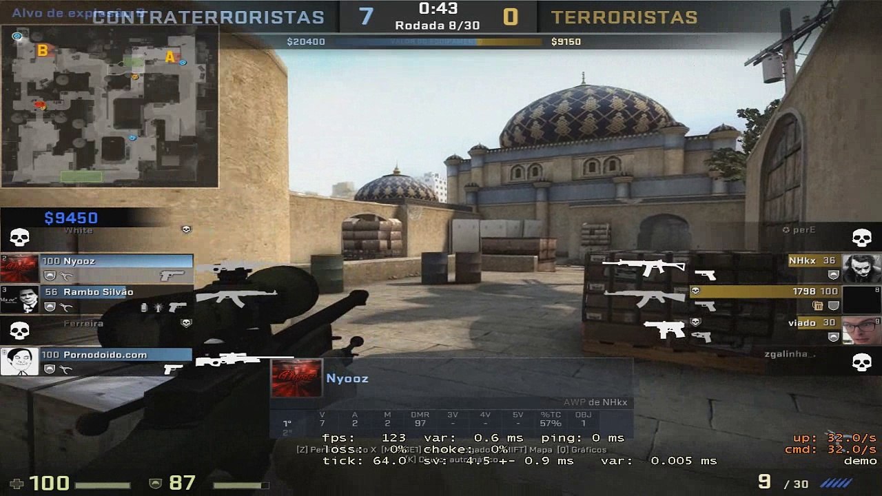 [BR] 3K AWP + Deagle CS GO