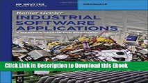 [PDF] Download Industrial Software Applications: A Master s Course for Engineers (de Gruyter