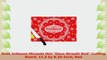Kess InHouse Miranda Mol Deco Wreath Red Cutting Board 115 by 825Inch Red 21771ce6