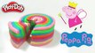 DIY Play Dough Rainbow Cake - Play-Doh How to Make a Rainbow Cake Creative DIY for Kids