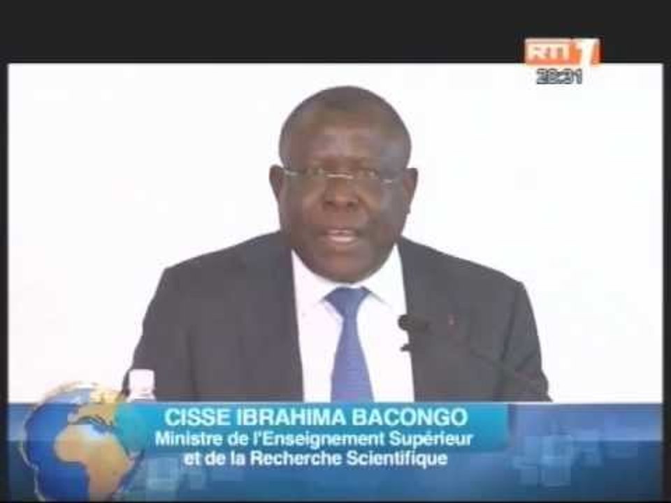 Le ministre de l'enseignement superieur Cissé Bacongo était l'invité de la Tribune du GEPCI