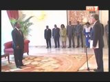 Les ambassadeurs du Brésil et de la Guinée présentent leurs lettres de créance au chef de l'Etat