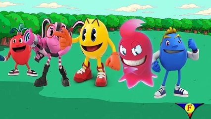(Pac-Man) and the Ghostly Adventures Finger Family Nursery Rhymes KidsF fingerfamilyheroes