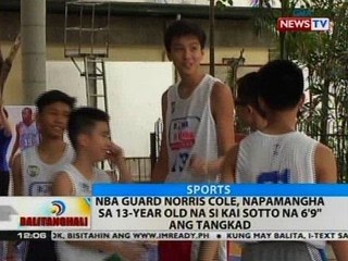 BT: Norris Cole, napamangha sa 13-year old na si Kai Sotto na 6'9" ang tangkad