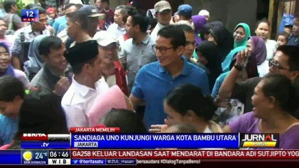 Sandiaga Uno Kunjungi Warga Kota Bambu Utara Palmerah