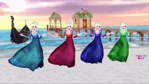 Little Frozen Anna, Elsa, Hans, Kirstoff Every Go Round The Mullberry Nursery Rhymes For Children