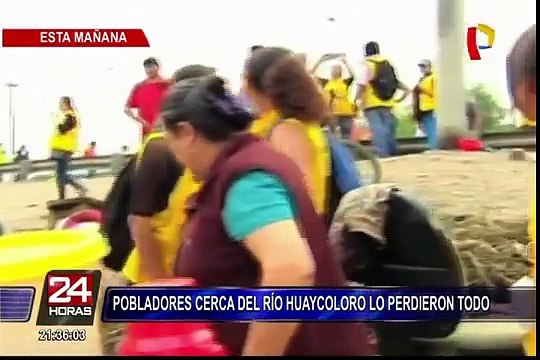 Dramáticos testimonios de los damnificados por devastador huaico