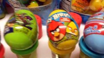Angry Birds Surprise Eggs Spongbebob Surprise Eggs Disney Planes Surprise Eggs TNMT Surprise Eggs