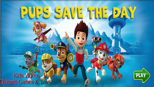 Paw Patrol Game - Paw Patrol Full Episodes Pups Save The Day - Paw Patrol Kid Games 2016 HD