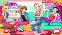 Cartoon game. DISNEY PRINCESS - Elsa Anna Rapunzel and Snow White Easter. Full Episodes in English