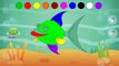 Learn Colors with Cartoon Fish | Kids Educational Videos | Learning Colours - for Children Kids