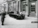 The Beatles leaving Buckingham Palace with MBE