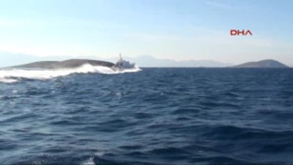 Sahil Güvenlik Kardak Bölgesindeki Kontrol ve Denetimlerin Görüntülerini Yayınladı