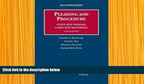 FREE [PDF] DOWNLOAD Pleading and Procedure, State and Federal, Cases and Materials (University