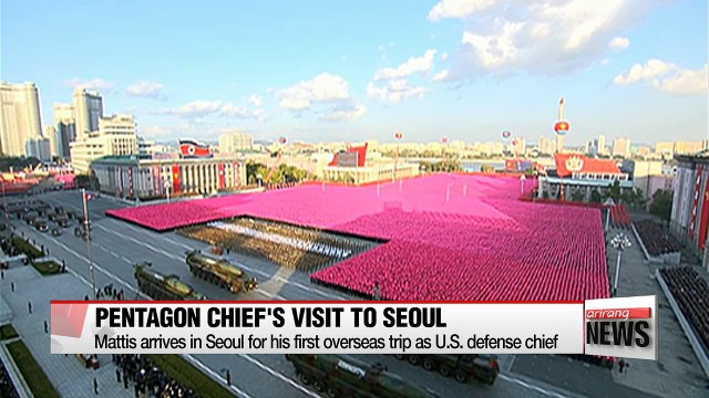 U.S. defense chief James Mattis visits Seoul