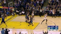 Stephen Curry Crosses Over and Drops Defender  02.01.17